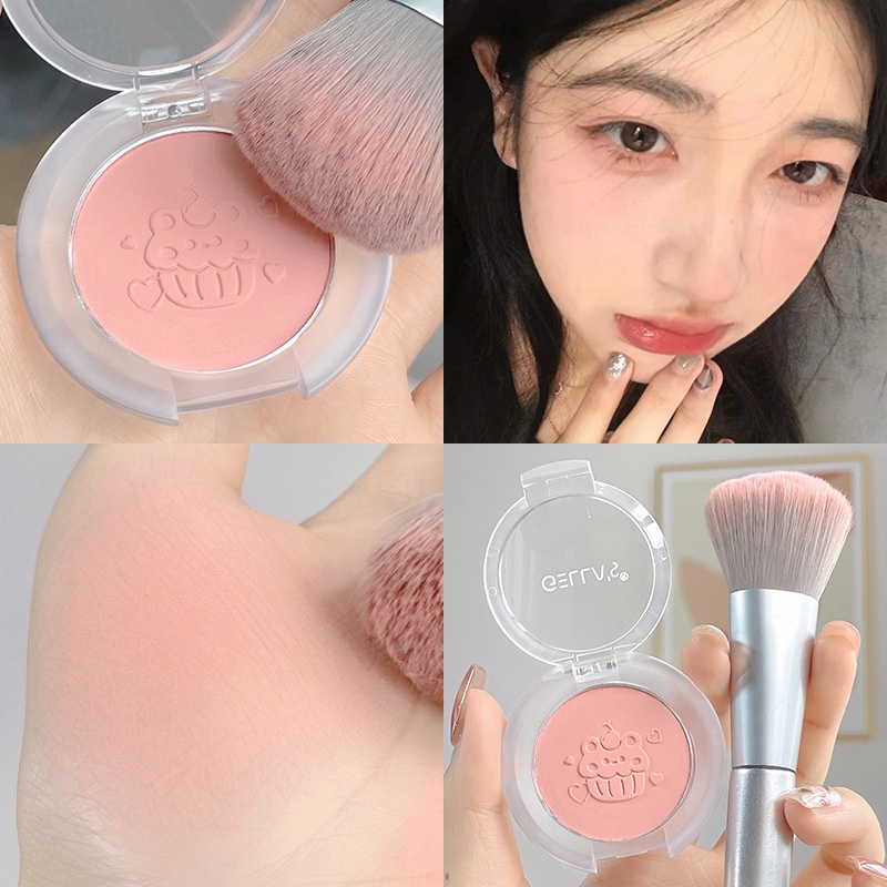 Phấn Má Hồng Gella's Màu Đơn Sắc Mềm Mại