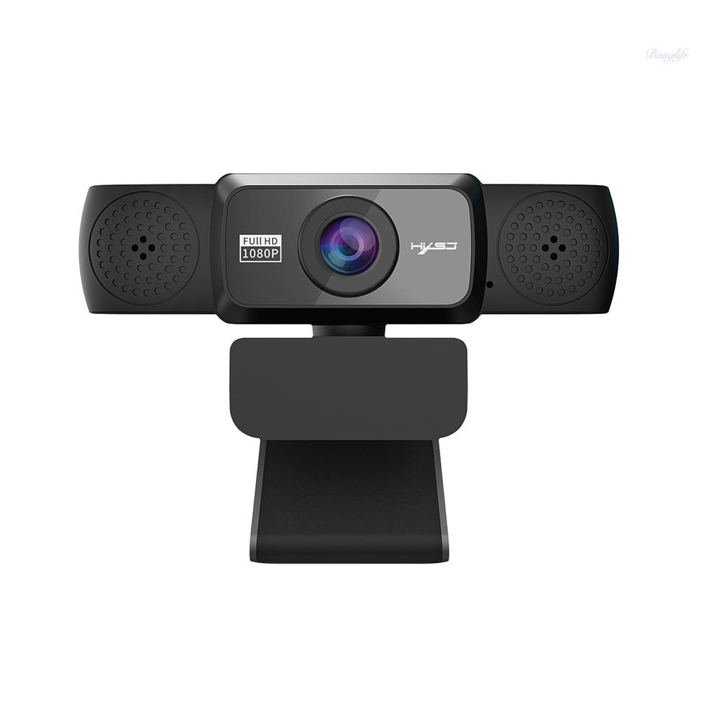 Camera Hxsj S5 Hd 1080p 8m Tích Hợp Micro Hấp Thụ Âm Thanh Có Thể Điều Chỉnh Độ Tiện Dụng Cho Laptop / Tv Box