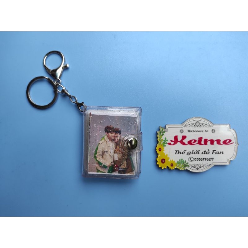 Móc khoá Album ảnh mini OhmNanon có in hình theo yêu cầu