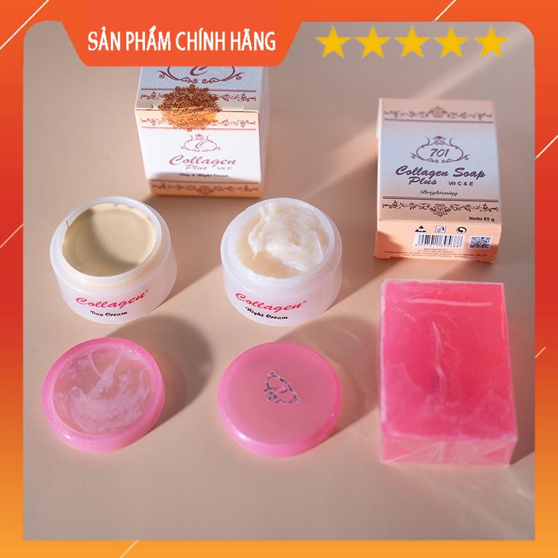 [Chính hãng Thái Lan] Bộ kem giảm nám mụn Collagen plus vit E - Hàng Thái Chính hãng