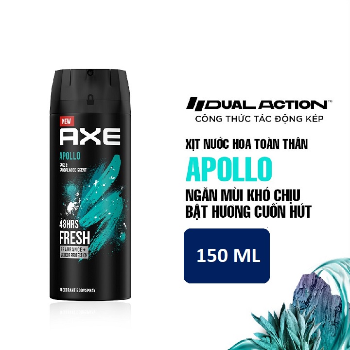 Xịt khử mùi toàn thân NAM AXE 150ml | BigBuy360 - bigbuy360.vn