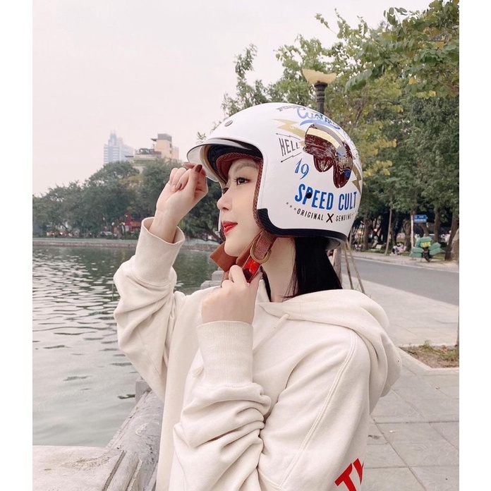 Mũ 3/4 Royal M139 kính ẩn, giá rẻ, chính hãng, giá tốt