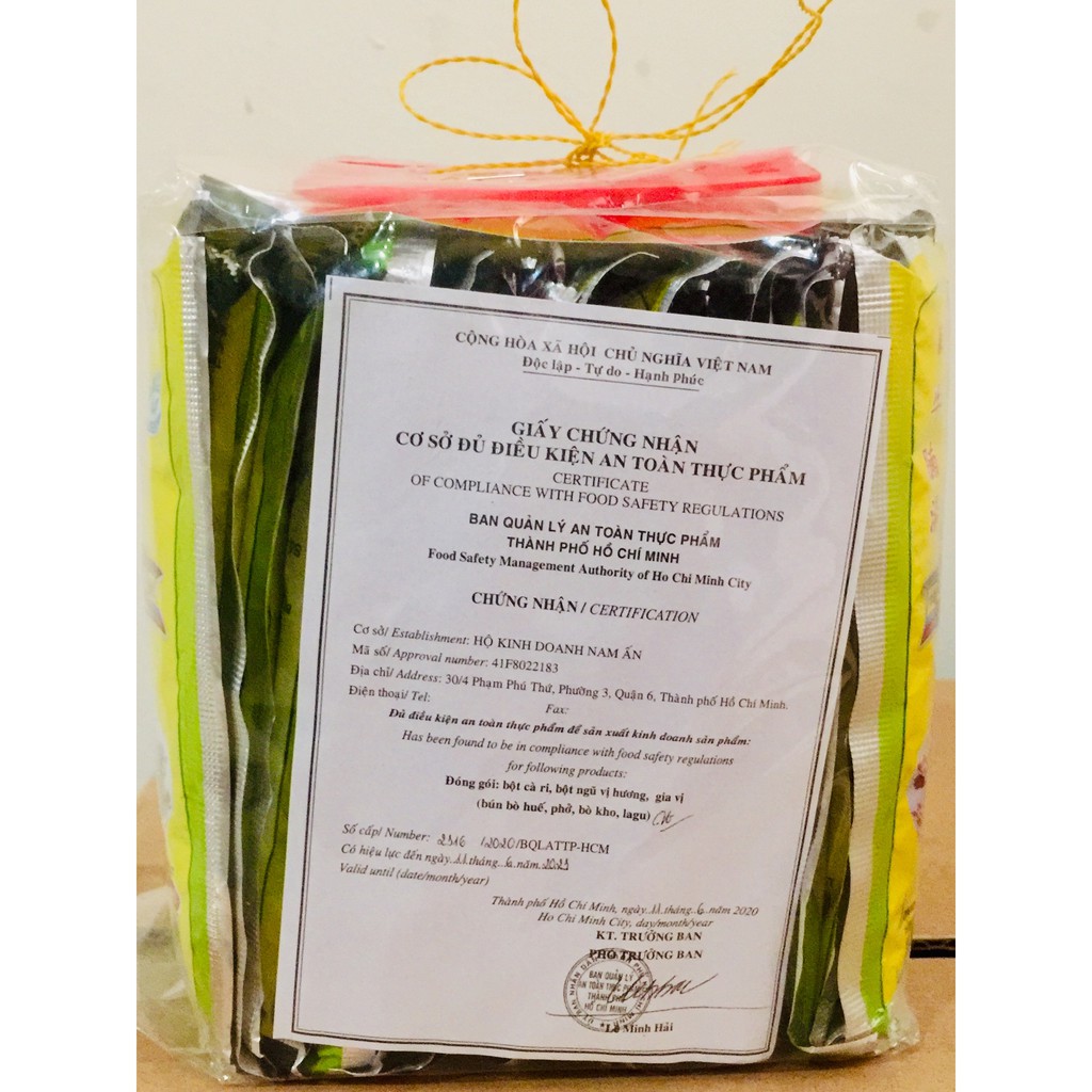 Gia vị nấu Bún bò/Bò kho Lagu Nam Ấn gói