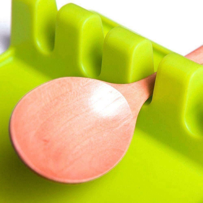 PP Portable Kitchen Utensil Holder Spoon Shelf Spatula Rack Multipurpose Heat Resistant Stand