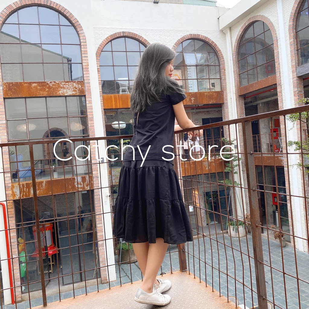 Chân Váy Nữ 🦋 Chân váy Vintage 3 Tầng 2 lớp Siêu Xinh 🦋 | BigBuy360 - bigbuy360.vn