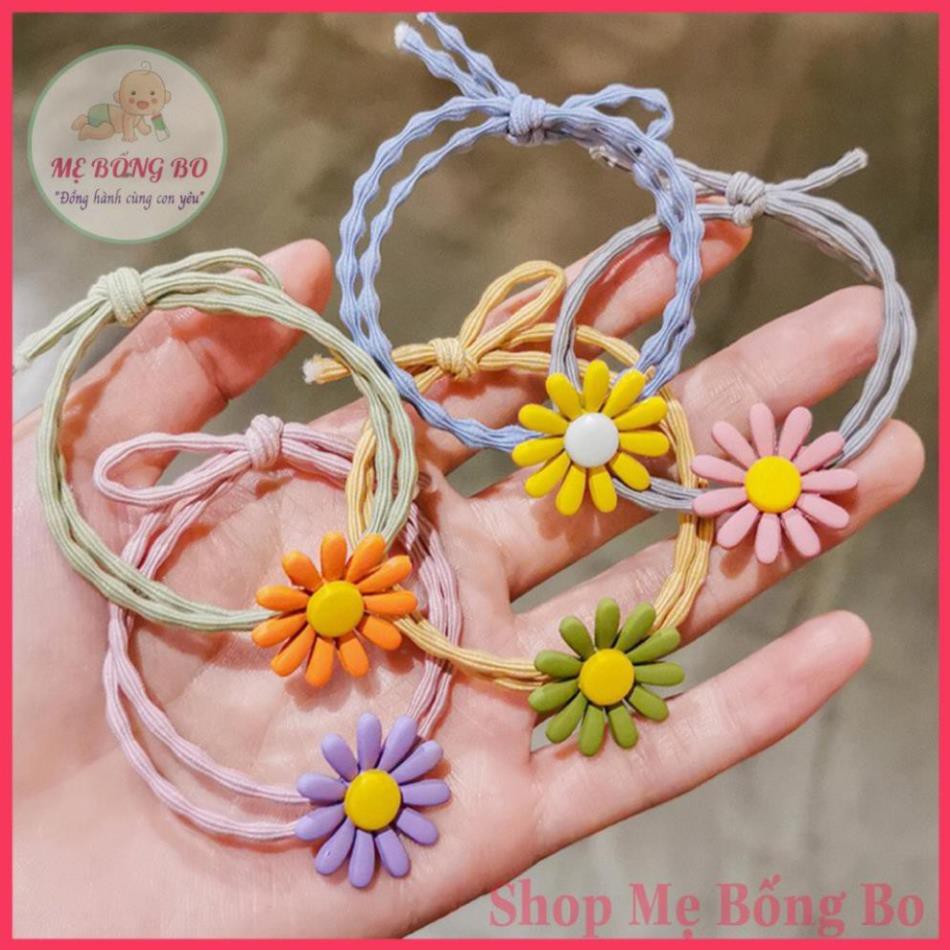 Dây buộc tóc, dây cột tóc hoa cúc đẹp CT04