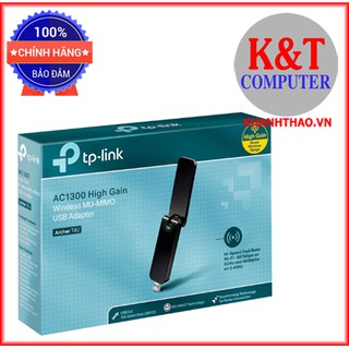 Bộ chuyển đổi usb băng tần kép wi-fi ac1300 tp-link archer t4u - hàng chính hãng
