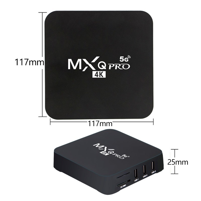 Android tivi box MXQ PRO 4K Android:10.1 RAM2G+16G Bạn có thể xem youtube và vân vân