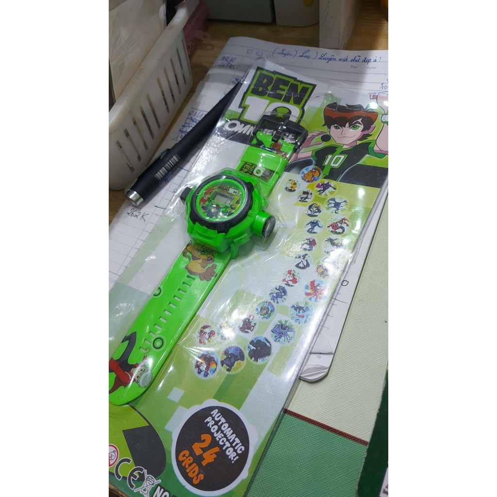 Đồng hồ Ben 10 chiếu hình 3D cho bé