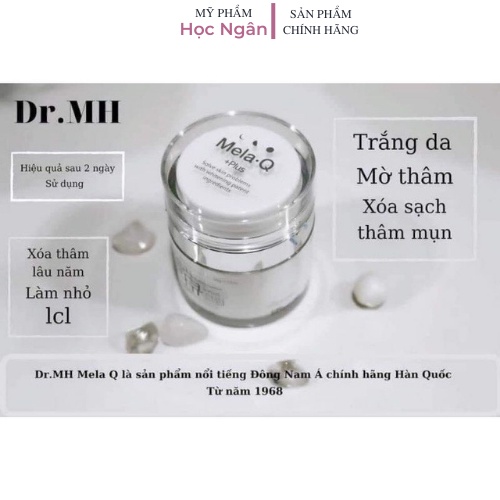 Kem dưỡng da mờ nám Dr.MH Mela M Cream Hàn Quốc, trắng da, chống não hóa, myphamhocngan1