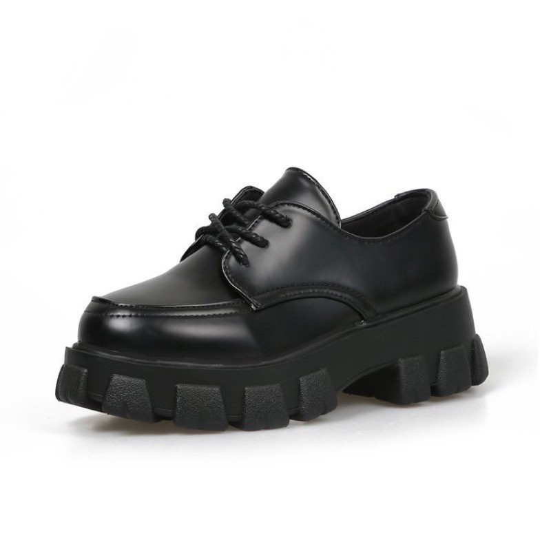 Boot lolita cổ thấp đế cao 5cm (HÀNG CÓ SĂN cả da lì và da bóng)h | BigBuy360 - bigbuy360.vn
