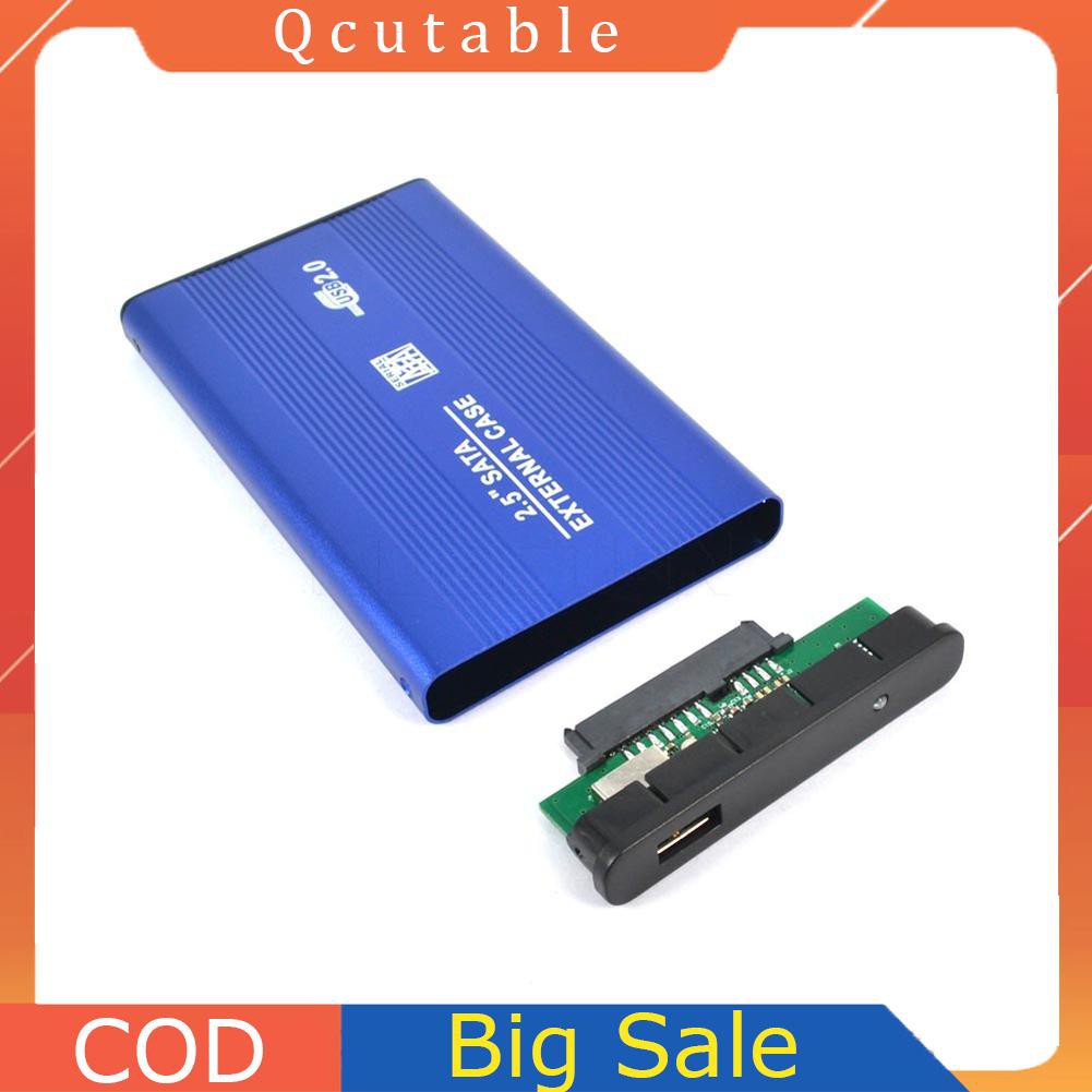 Vỏ Đựng Ổ Cứng Ngoài 2.5 Inch Usb 2.0 Sata Bằng Hợp Kim Nhôm | BigBuy360 - bigbuy360.vn