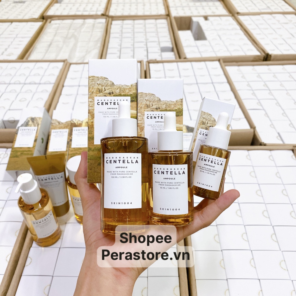 Tinh Chất Rau Má Hỗ Trợ Giảm Và Ngăn Ngừa Mụn, Phục Hồi Da Skin1004 Madagascar Centella Asiatica Ampoule 55ml/100ml