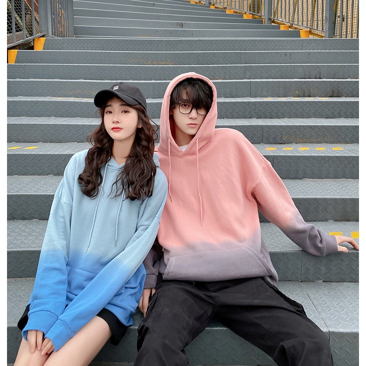 Áo Hoodies Nỉ Nam Mũ Có Dây Rút Túi Bụng Phối Màu Loang Cá Tính Phong Cách Thời Trang FrancisB TOP NAM 1000104