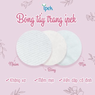 Combo 2 Bông tẩy trang IPEK 80 miếng