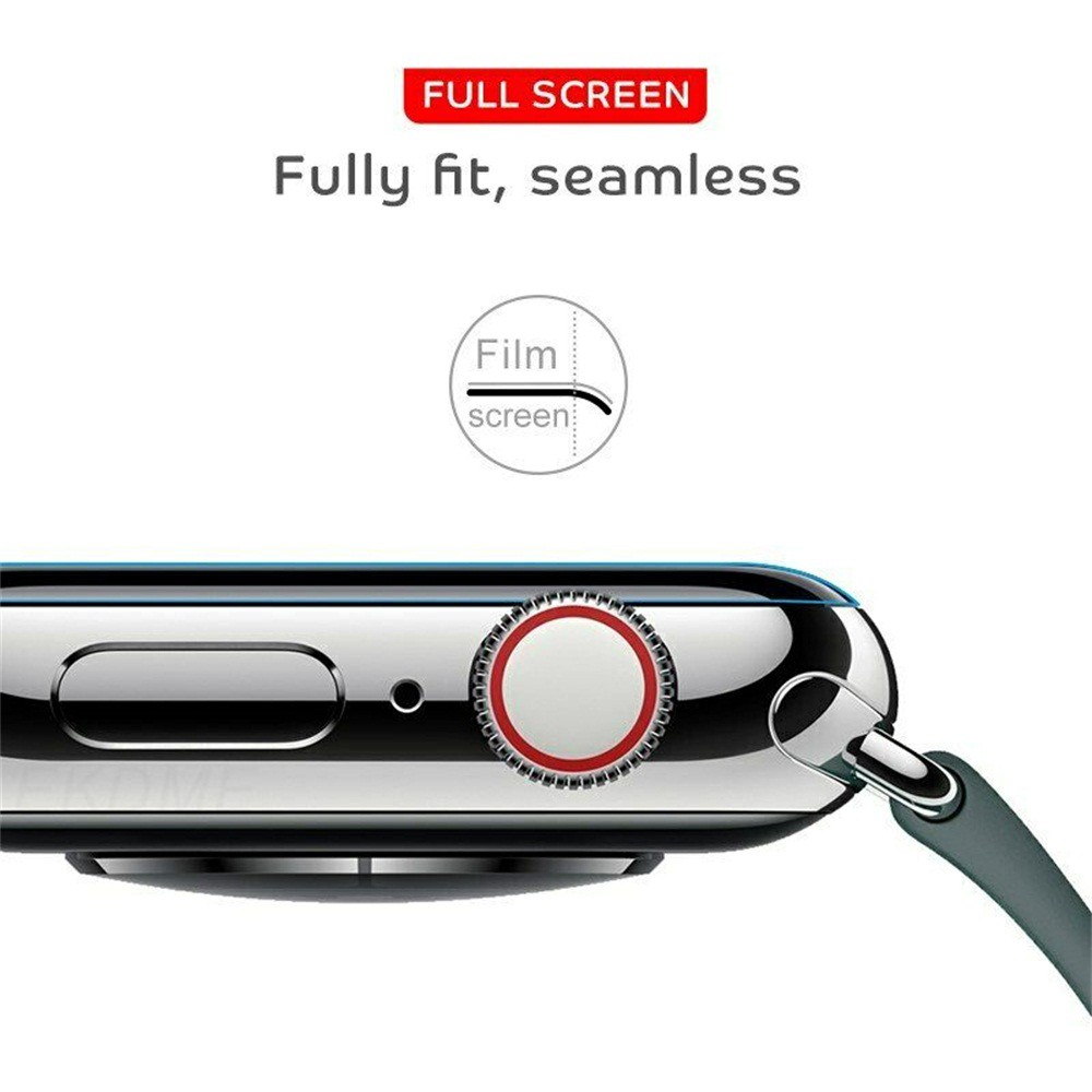 Hydrogel film for Apple Watch SE 6 5 4 3 2 1 cap 42mm 38mm Screen Clear Full Protector for iWatch 40mm 44mm