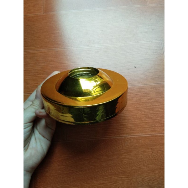 Nắp đậy bình thuỷ tinh màu vàng