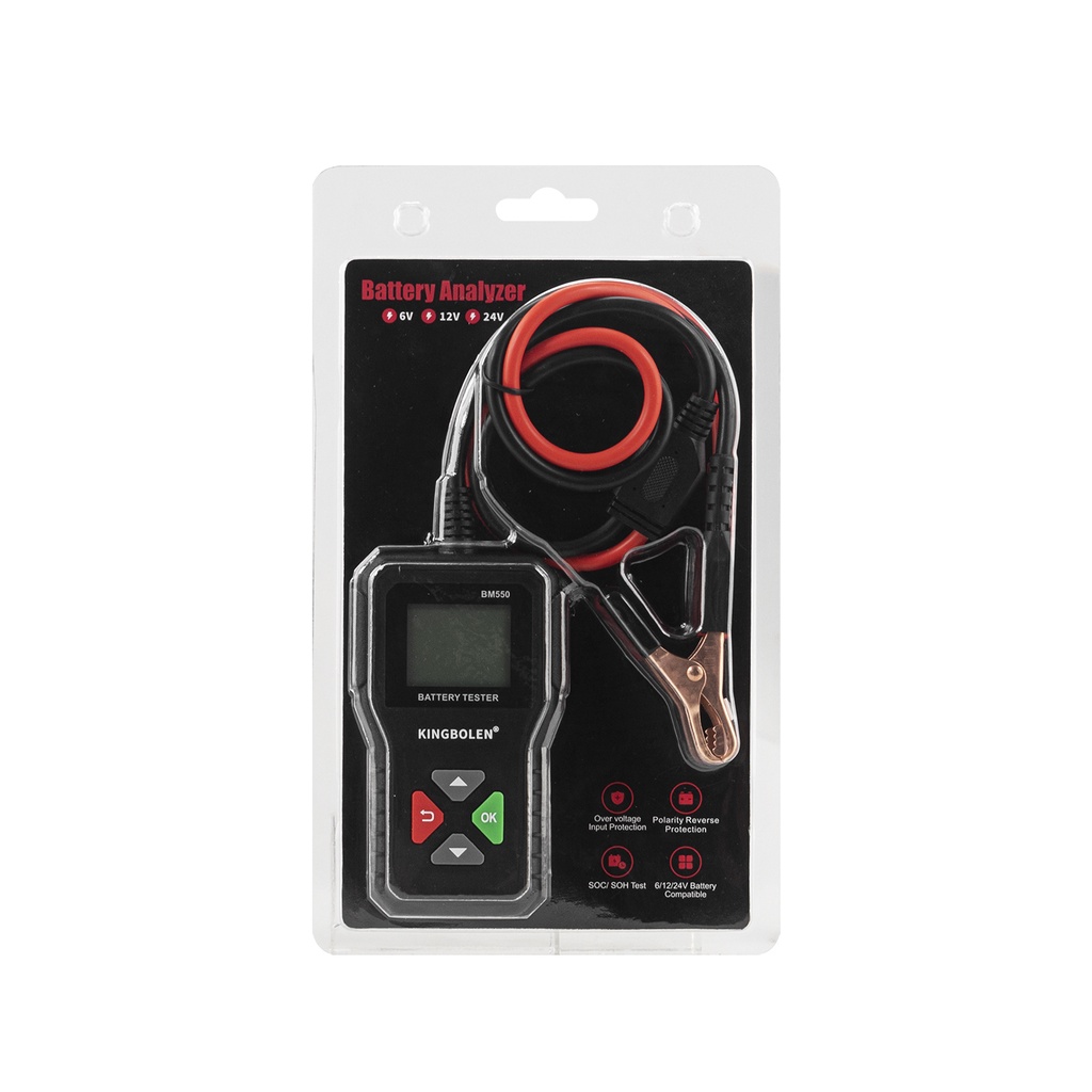 Thiết Bị Kiểm Tra Ắc Quy Xe Hơi 6V 12V 24V 100-2000 CCA 2Ah-220Ah
