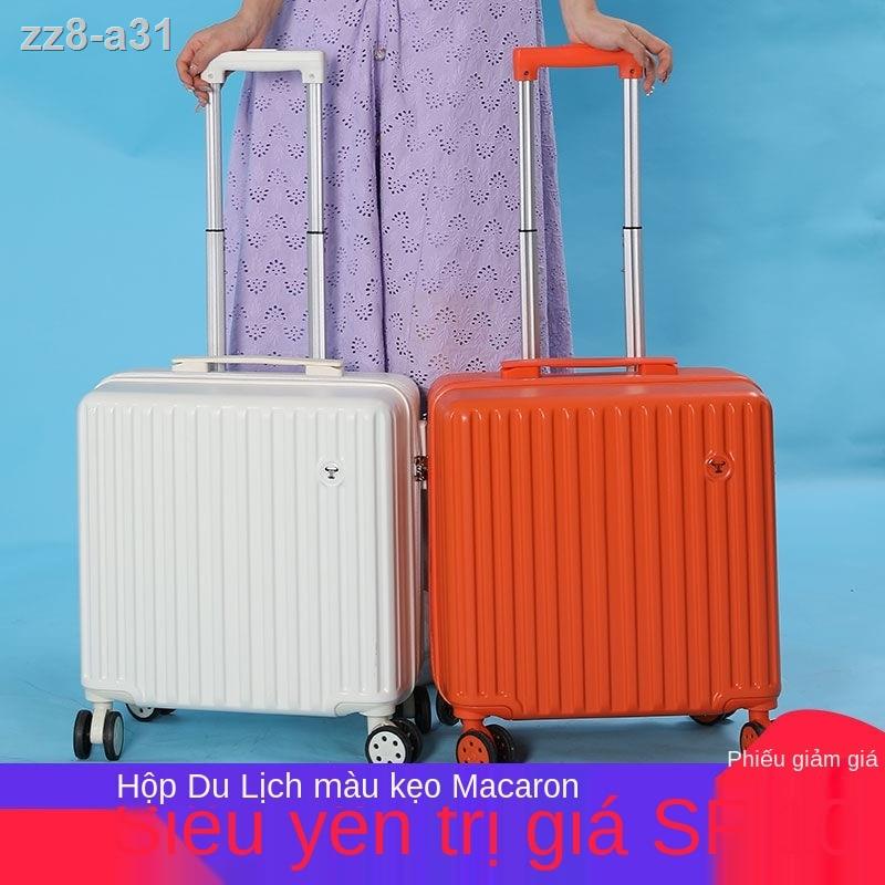 Hành lý nhỏ nữ mới 18 inch Vali kéo mini nội trú nhẹ du lịch 20 hợp thời trang