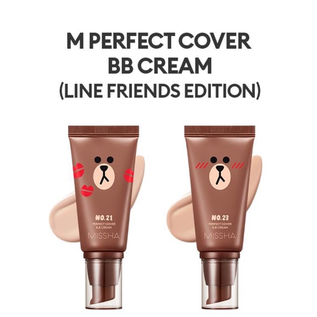Bb cream Missha Line Friends Edition Perfect