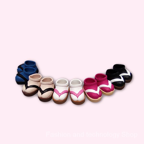 Mô Hình Búp Bê Guốc Đất Sét Dễ Thương OB11