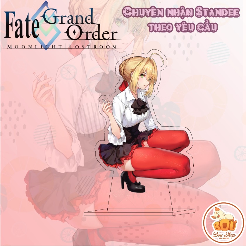 Tượng đứng Standee FGO Fate grand order Acrylic Mica Anime / Hộp đèn theo yêu cầu