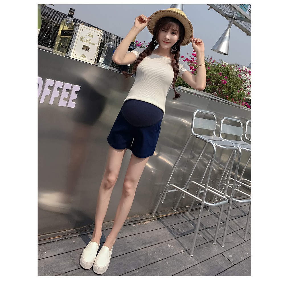 Quần Sooc Bầu Xinh Quần Đùi Bầu Xinh Trẻ Trung Năng Động Q79