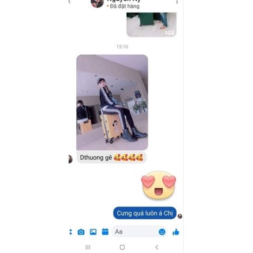 Vali khung nhôm Họa tiết