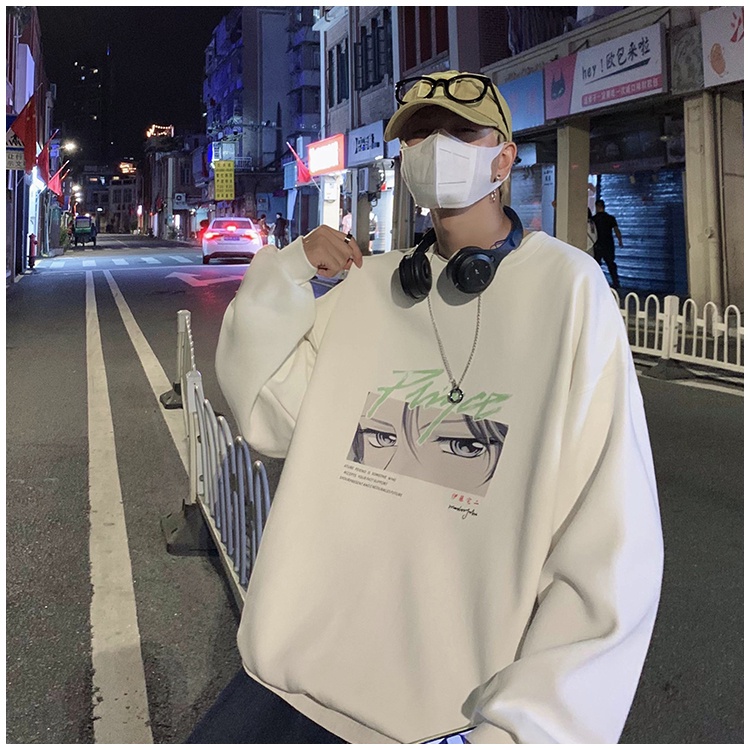 Áo Sweater dài tay Fingger phong cách Ulzzang Hàn Quốc áo thun chất nỉ cotton dày dặn tay dài CoolZ CZ950