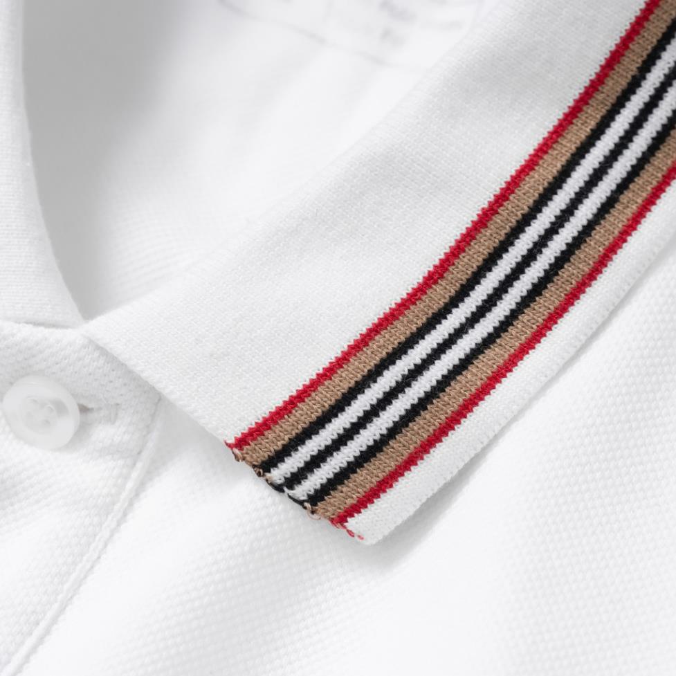 Áo thun, áo POLO TRƠN dáng Hàn Trắng phối cổ ngắn tay cotton thun lạnh co dãn 4 chiều cao cấp A6-TSSTORE95