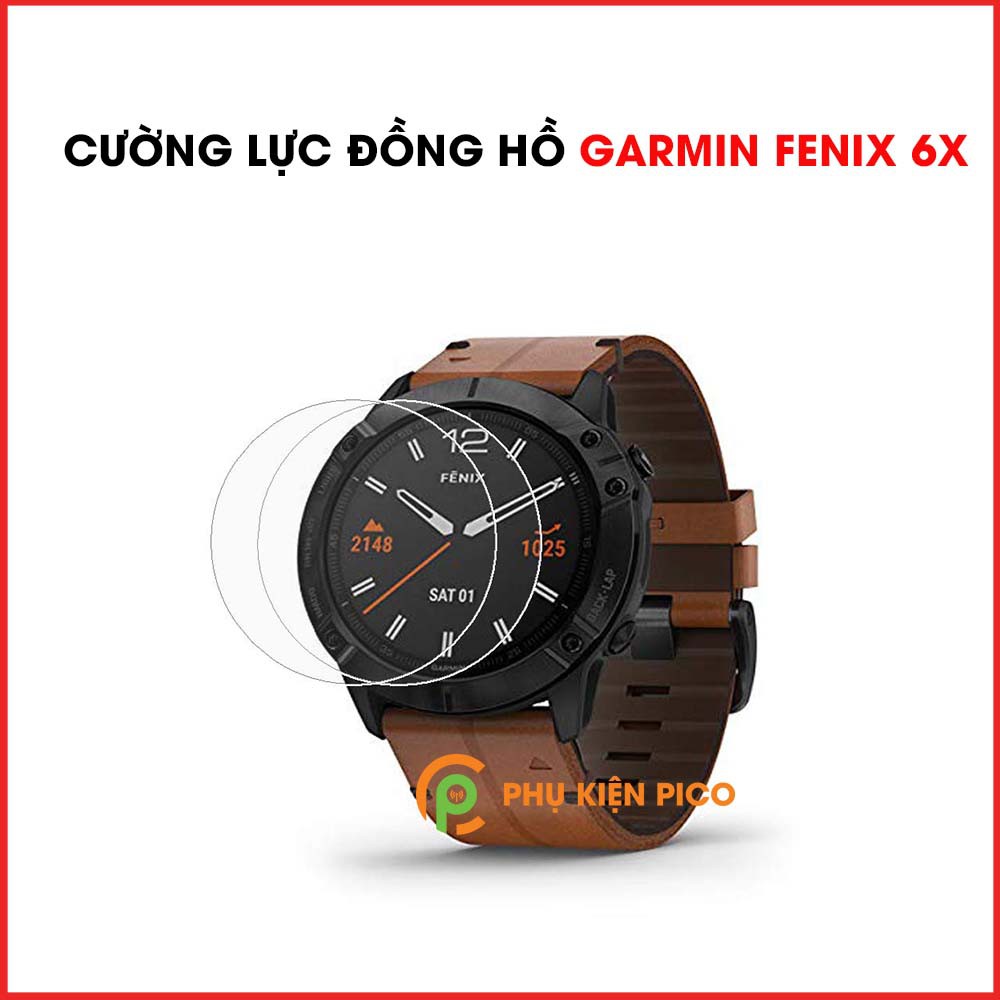 Cường lực Fenix 6x - Cường lực đồng hồ Garmin Fenix 6x full keo chống xước màn hình