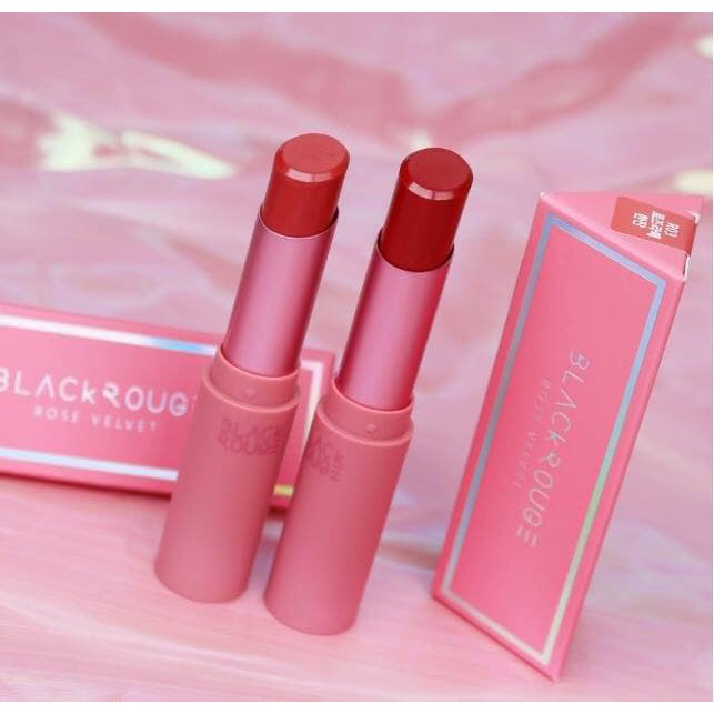 SON THỎI BLACK ROUGE ROSE VELVET LIPSTICK