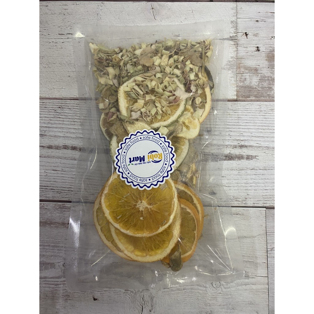 Trà chanh sả gừng tăng sức đề kháng, phòng ngừa dịch bệnh - gói 60gr và hũ 110gr