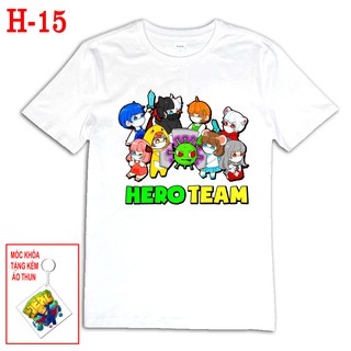 Áo Thun Hero Team (TẶNG KÈM MÓC KHÓA)