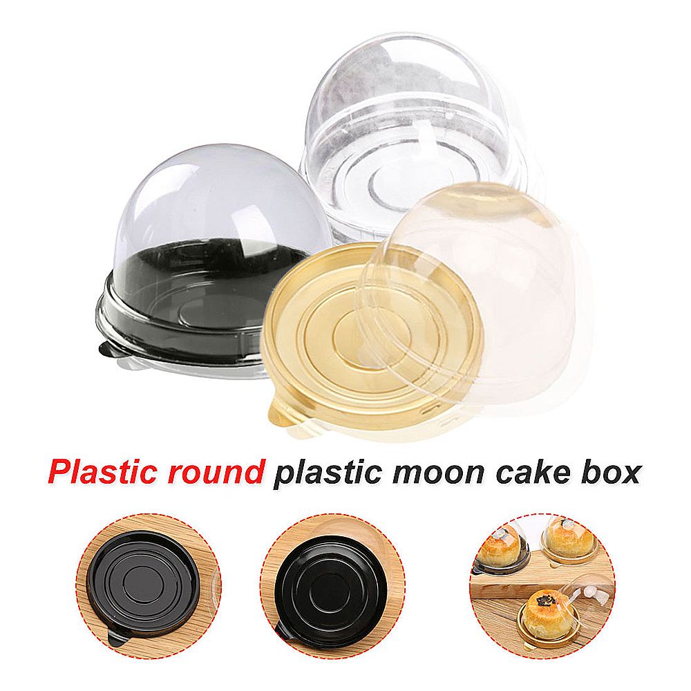 50 hộp đựng bánh trung thu cỡ nhỏ hình tròn nhiều màu DIY tiện lợi