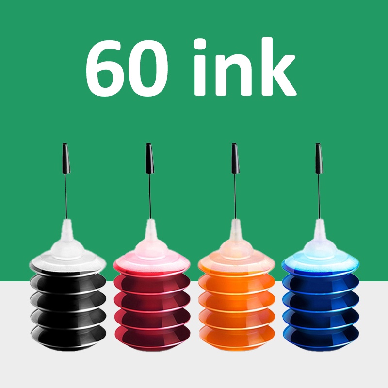 Hp Set 60 Ống Mực Chuyên Dụng Cho Máy Canon & HP 61 62 63 65 67 678 680 682 901 46 21 22 Canon 740 741 745 746 810 811