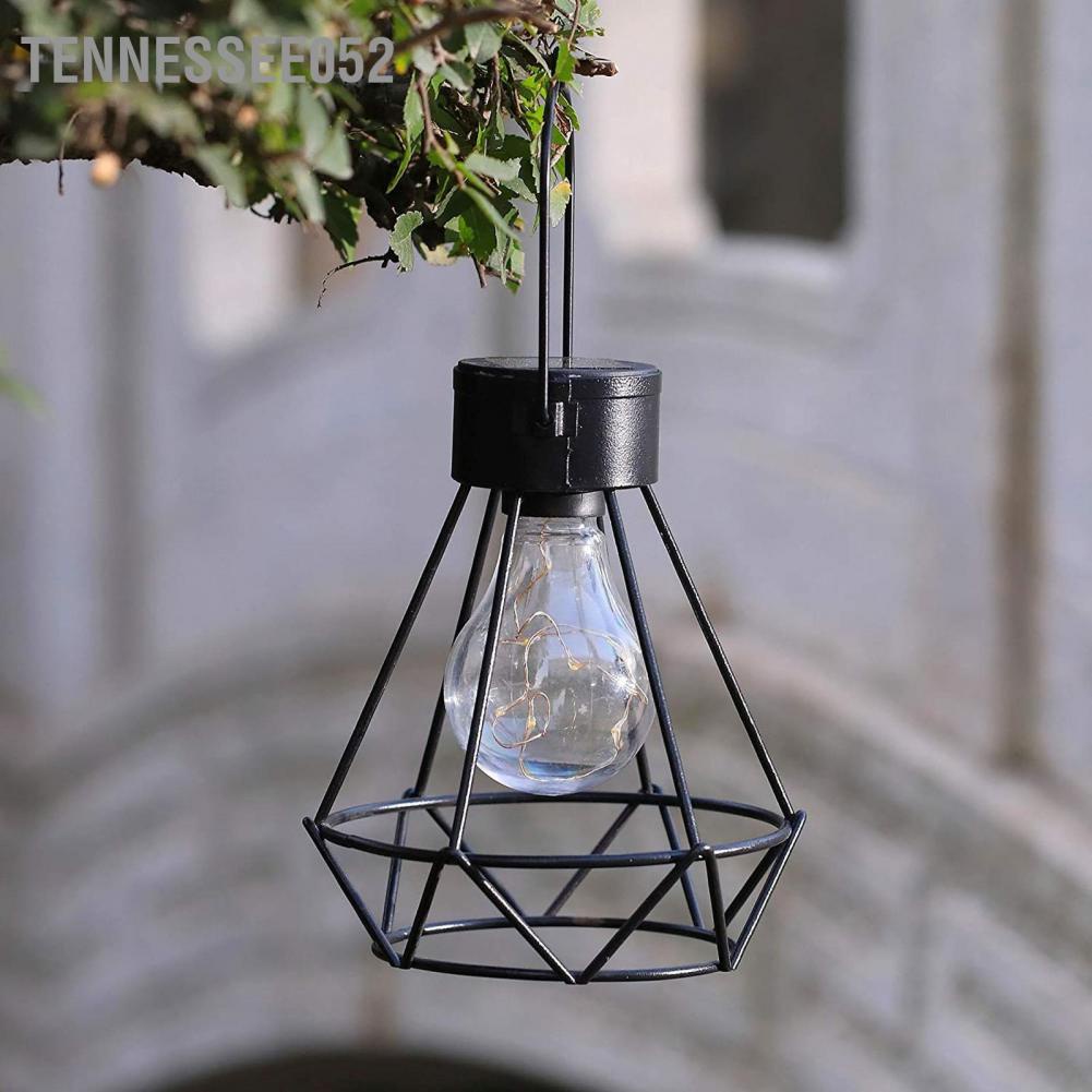 [Hàng Sẵn] Đèn Lồng Năng Lượng Mặt Trời cầm tay LED Thiết kế Vintage Bằng Treo Trang Trí Ngoài Trời phòng ăn nhà bếp Phòng ngủ【Tennessee052】