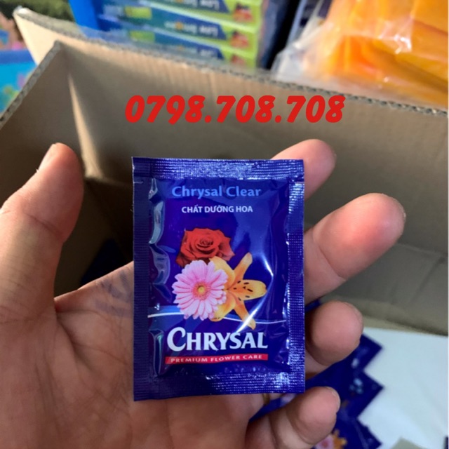 Chất dưỡng hoa Chrysal 100 gói