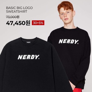 Áo nỉ Nerdy brand Hàn