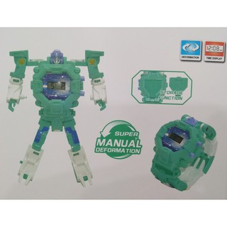 Đồ chơi đồng hồ pin biến hình robot
