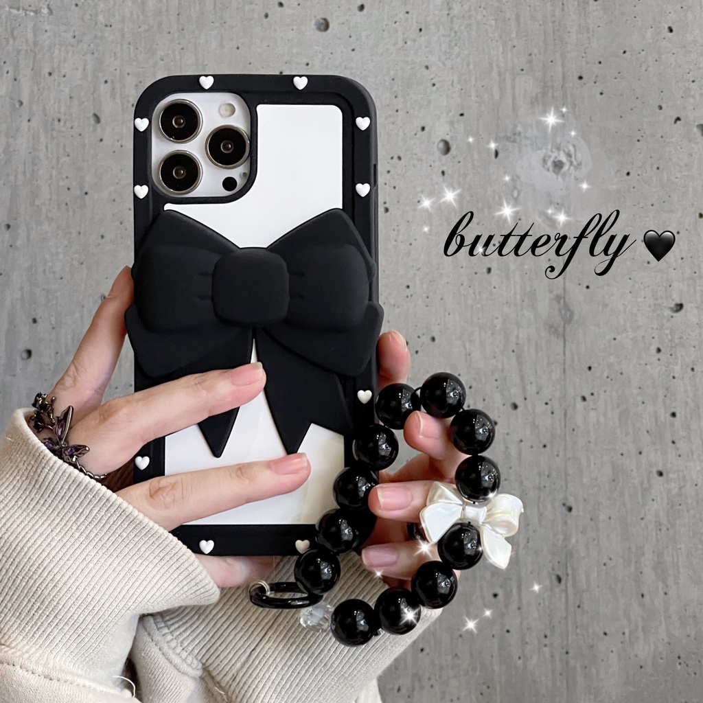 Cartoon wristband bow phone case for iPhone 14/13 /12PRO MAX/ 11/ 13PRO MAX Soft shell anti falling