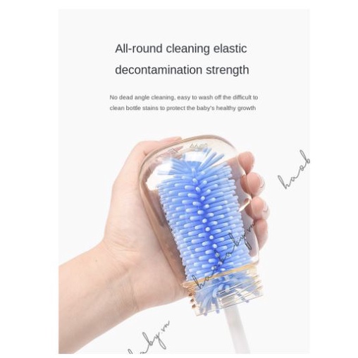 Bộ Cọ Rửa Bình Sữa Độ Chất Liệu Silicon Cao Cấp