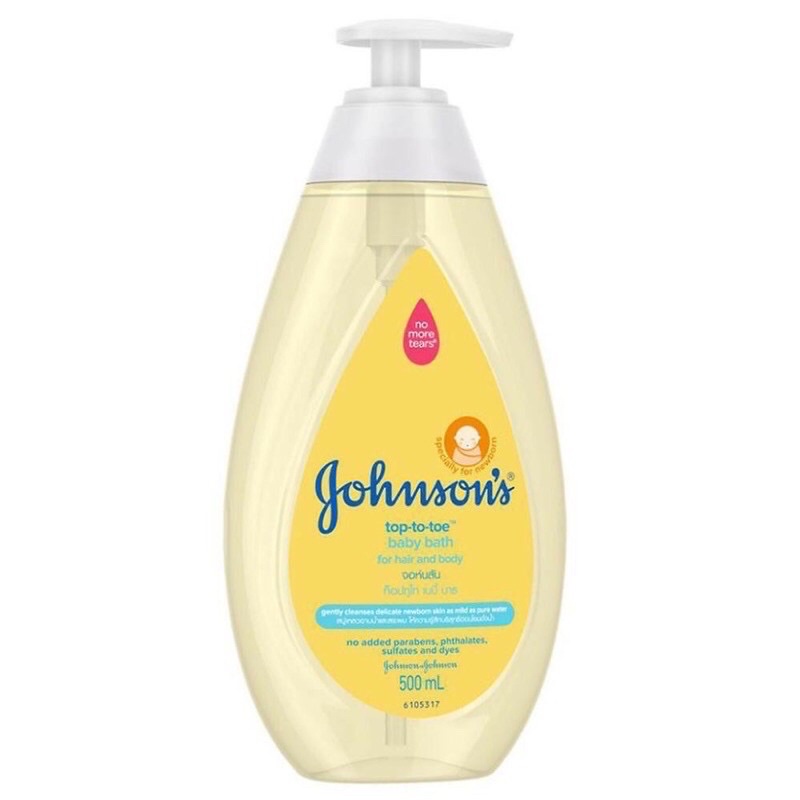 TẮM GỘI Johnson’s Top-To-Toe Baby Bath 500ml