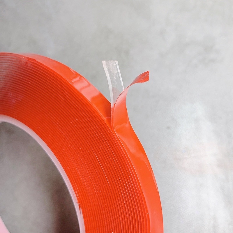 Băng dính đỏ 2 mặt tạo fan mi, băng dính trong suốt gắn móng mẫu hoặc gắn đồ gia dụng được thẩm mỹ hơn