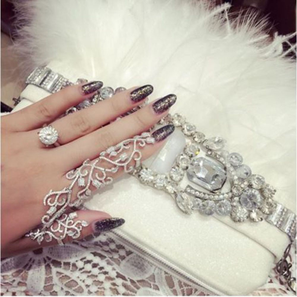 Double Rock Armor Punk Gift Ring