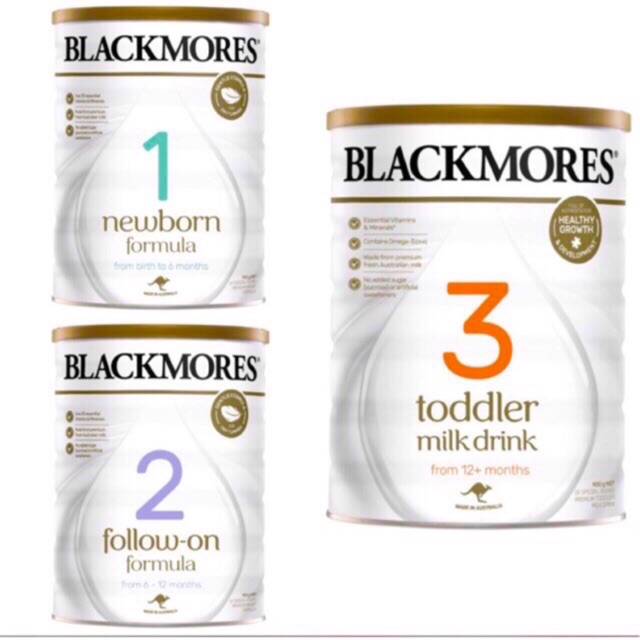 Sữa Black More 1-2-3