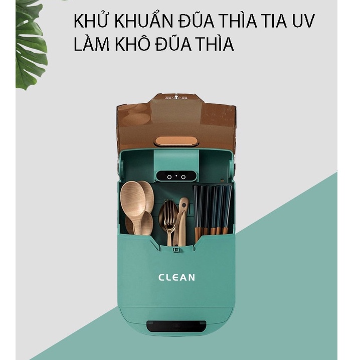 Máy sấy đũa thìa khử khuẩn cao cấp, hộp đựng đũa khử khuân tránh tình trạng ẩm mốc giúp bảo vệ sức khỏe