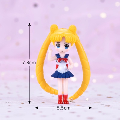 Đồ trang trí nhân vật thủy thủ mặt trăng Phụ kiện đồ chơi Đồ chơi mô phỏng