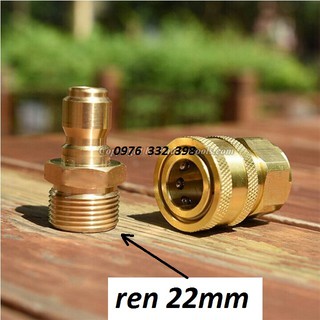 Bộ khớp nối nhanh đầu ra cho máy rửa xe áp lực cao, máy xịt rửa cao áp, máy rửa xe gia đình