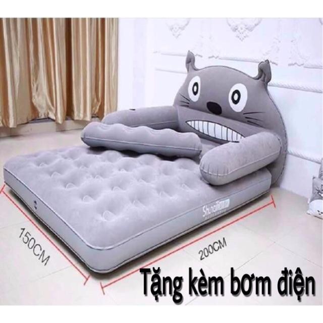 GIƯỜNG HƠI 1 TẦNG HÌNH THÚ KÈM BƠM ĐIỆN + GỐI + MIẾNG DÁN | BigBuy360 - bigbuy360.vn